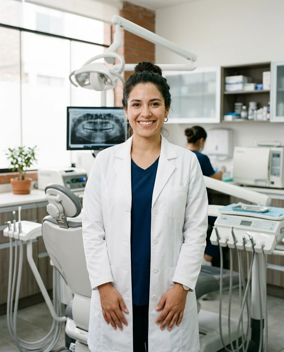 Retrato de la Dra. Valentina Soto, odontopediatra