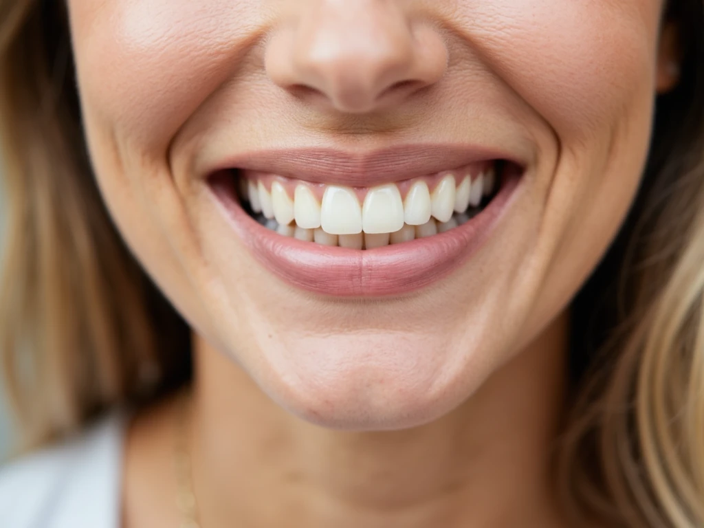 Sonrisa rehabilitada con implantes después del tratamiento